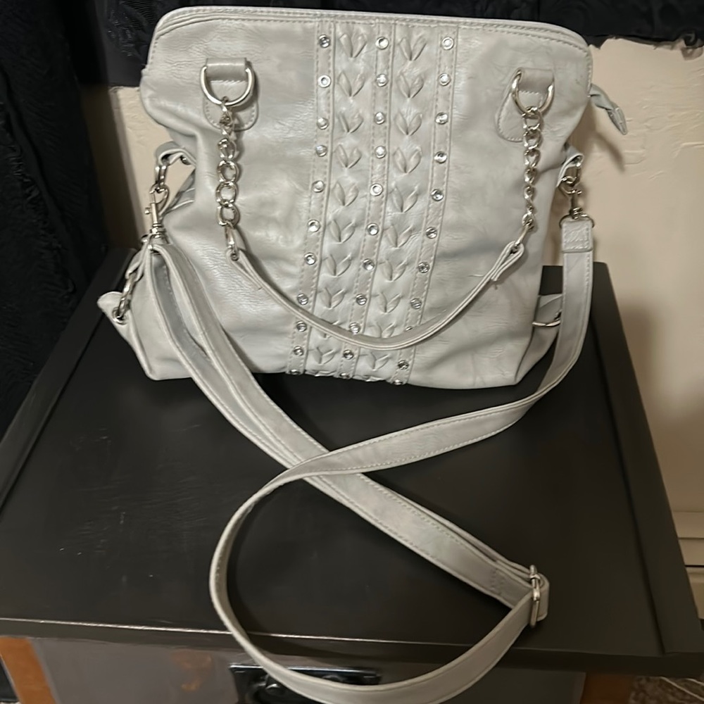 Maurice’s purse with long adjustable strap.